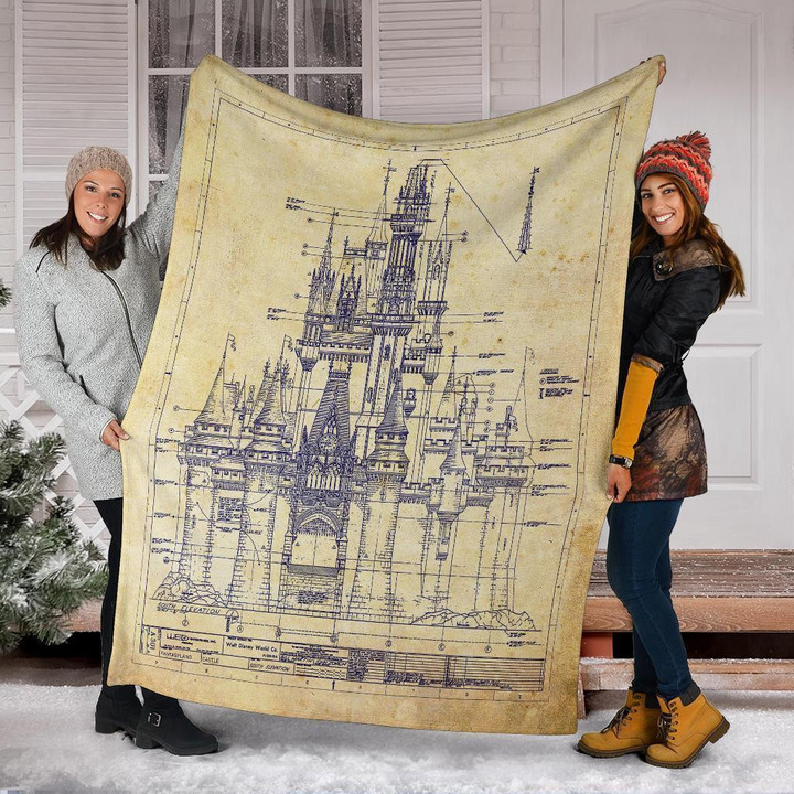 Amazon Best Seller Disney Castle Fleece Blanket