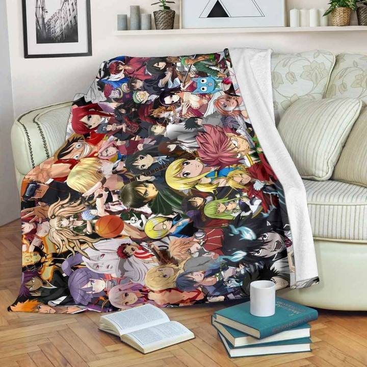 Character Anime Premium Fleece Blanket
