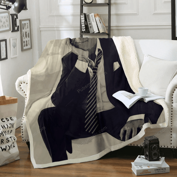 Rod Stewart 20 - Music Artist Art For Fans Sherpa Fleece Blanket