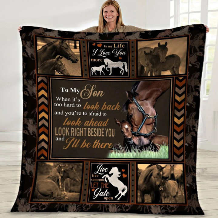Horse Blanket - Look Ahead Look Right Beside You and I’ll Be There