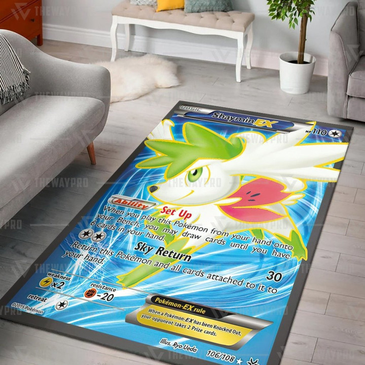 Pokemon Haymin EX Roaring Skies Carpet Rug