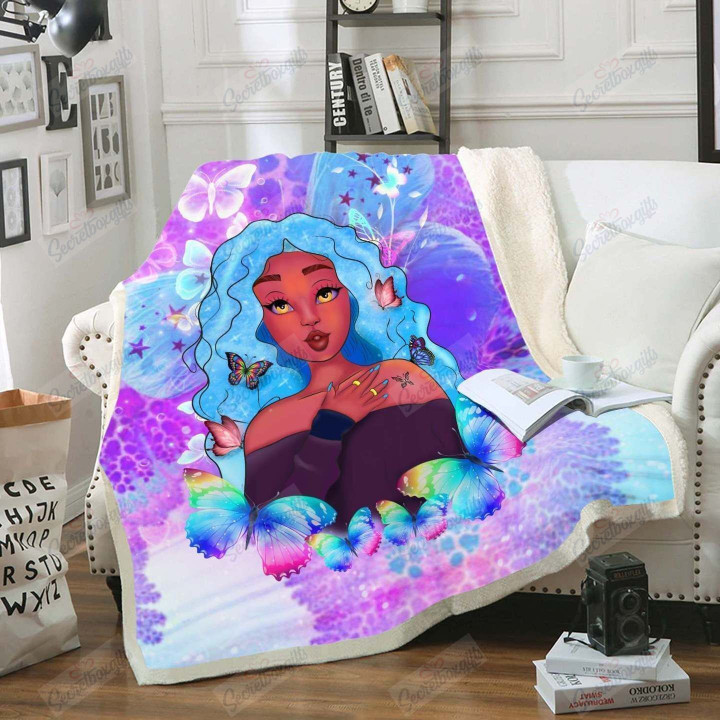 Africa Girl Art Th2209001Cl Fleece Blanket