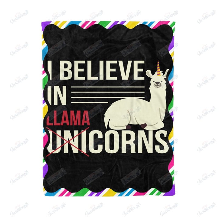 Llama Unicorn Xa1301004Cl Fleece Blanket