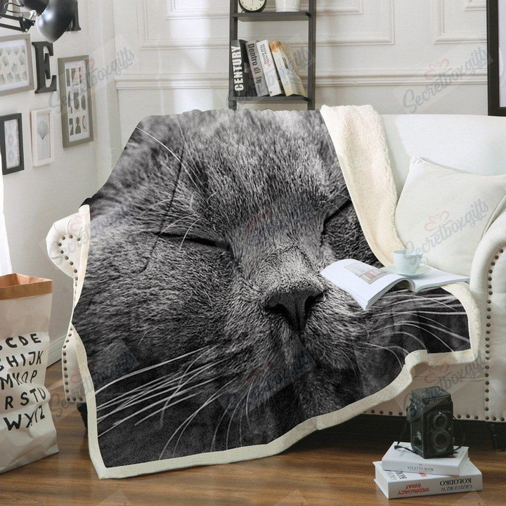 Cat Xa0502169Cl Fleece Blanket
