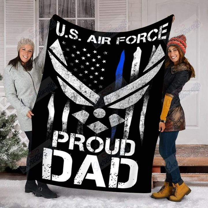 U.S. Air Force Stars Air Force Gs-Cl-Dt1003 Fleece Blanket