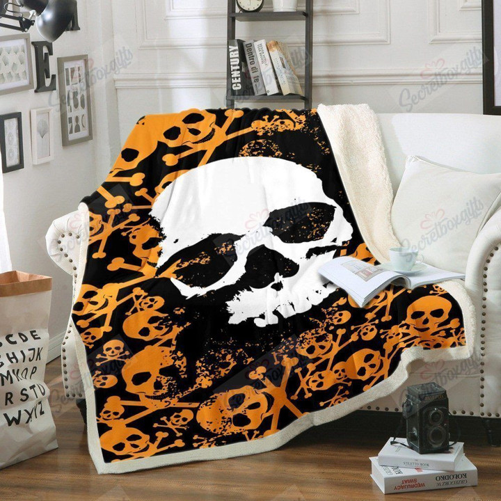 Sugar Skull Gs-Cl-Kc1507 Fleece Blanket
