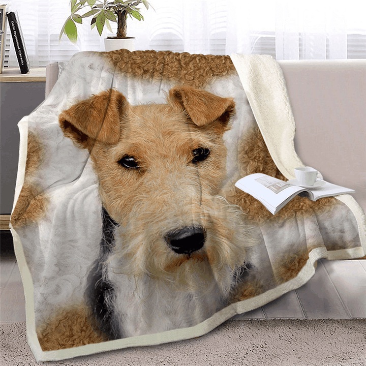 Dog Clp2810054Tt Sherpa Fleece Blanket