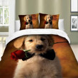 Golden Haired Dog Bedding Set Dhc02016Dd