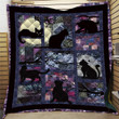 Black Cats Clh0412102Q Quilt Blanket