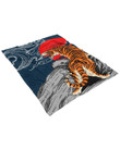 Sunrise Tiger Fluffy Microfleece Throw Blanket