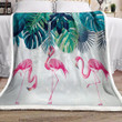 Flamingo Ml2211026F Sherpa Fleece Blanket
