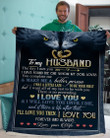 
	Eagle Blanket - To My Husband The Day I Met You I Have Found The One Whom My Soul Loves - Gift For Husband - Birthday, Christmas, Anniversary Fleece Blanket