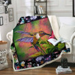 Hummingbird Clm02121080S Sherpa Fleece Blanket
