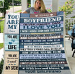 
	To My Boyfriend Never Forget I Love You I Wish I Could Turn Back The Clock Fleece Blanket