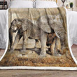 Elephant Xa0502562Cl Fleece Blanket