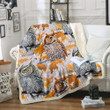 Owl Xa0302590Cl Fleece Blanket