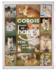 Corgi Make Me Happy You Not So Much Yq1101169Cl Fleece Blanket