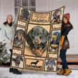 Custom Blanket Dachshund Puppy 3D Blanket - Fleece Blanket