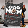 Customs Blanket Goldendoodle Dog Mom Blanket - Fleece Blanket