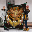 Custom Blanket Dreamcatcher Owl Blanket - Fleece Blanket
