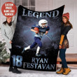 Custom Blanket Football Legend