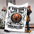 Customs Blanket Vizsla Dog Blanket - Fleece Blanket