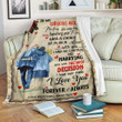 Couple Blanket - To My Husband Marrying You Was The Best Decision - Valentine Gift For Husband