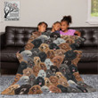 You Will Have A Bunch Of Poodles - Gs-Cl-Dt1001 Fleece Blanket