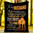 Customs Blanket To My Husband Blanket - Perfect Gift For Husband - Fleece Blanket