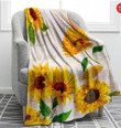 Sunflower Cla2612422F Sherpa Fleece Blanket