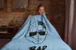 Moosfy Fleece Blanket - Cute Funny Personalized Gift, Bad Bunny