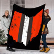 Custom Blanket Ohio Cleveland Football Blanket - Fleece Blanket