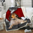 Customs Blanket Treeing Walker Coonhound Dog Blanket - Fleece Blanket
