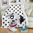 Amazon Best Seller Cute Dalmatian Dog Lover Fleece Blanket