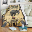 Amazon Best Seller Circus The Flying Elephant Dumbo Fleece Blanket