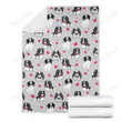 Custom Blankets Japanese Chin Dog Blanket - Fleece Blanket