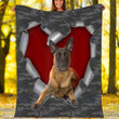 Customs Blanket Malinois Dog Blanket - Fleece Blanket