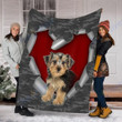 Customs Blanket Morkie Dog Blanket - Fleece Blanket