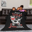 Custom Blanket Cow Blanket - Perfect Gift For Girl - Fleece Blanket