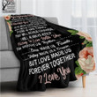 My Gorgeous Wife I Married You Love Made Us Forever Together Blanket Fleece Blanket