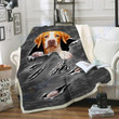 Custom Blanket English Pointer Dog Blanket- Fleece Blanket