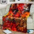Firefighter Are You In Or Are You Out Premium Quilt Blanket Size Throw, Twin, Queen, King, Super King
