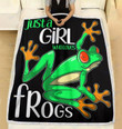 Custom Blanket Frogs Blanket - Perfect Gift For Girls - Fleece Blanket