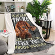 Custom Blanket Irish Setter Dog Blanket - Fleece Blanket
