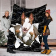 Custom Blanket Bull Terrier Dog Blanket - Fleece Blanket