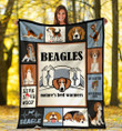 Beagles Nature’S Bed Warmers Beagle Dog Premium Quilt Blanket Size Throw, Twin, Queen, King, Super King