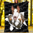Custom Blanket Bull Terrier Dog Blanket - Fleece Blanket