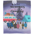 The Best Memories Are Made Camping Blanket Giving Camping Lovers Fleece Blanket