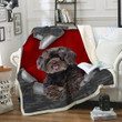 Customs Blanket Schnoodle Dog Blanket - Fleece Blanket