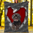 Customs Blanket Schnoodle Dog Blanket - Fleece Blanket